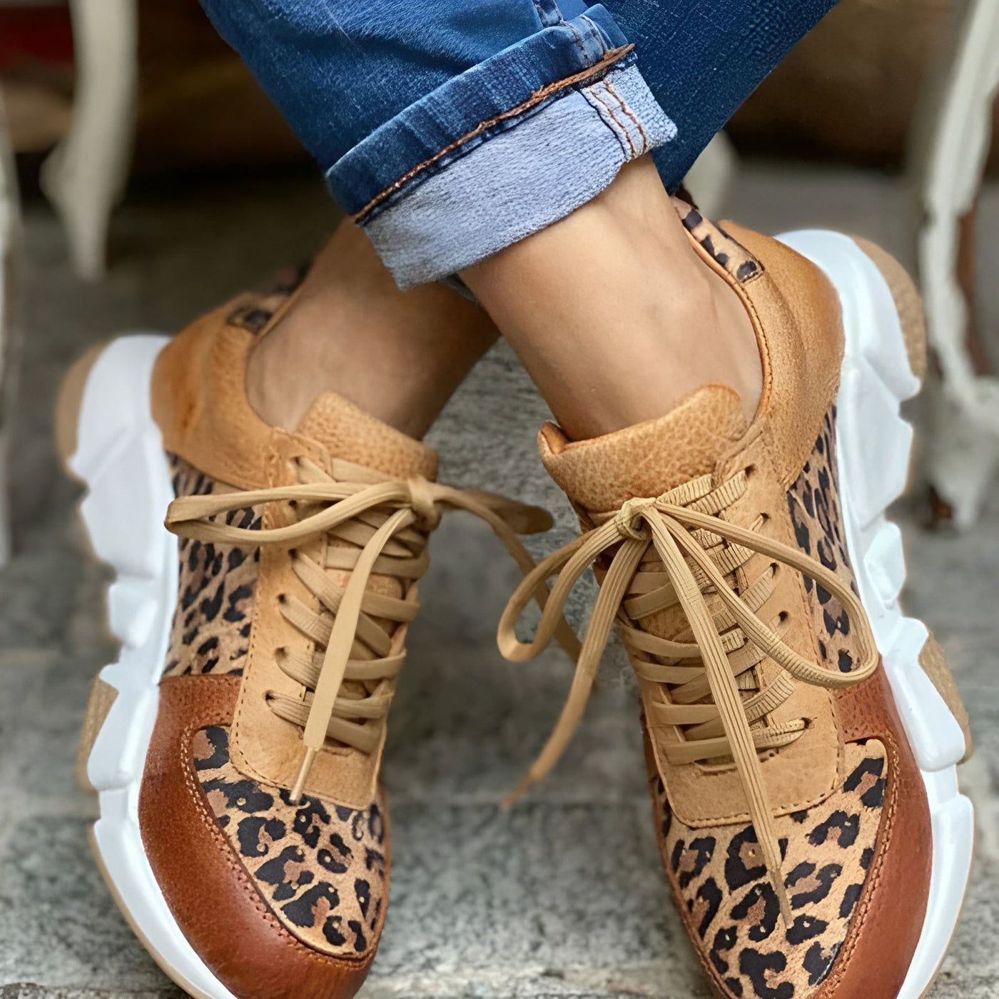 Maud | Chaussures Leopard Confortables